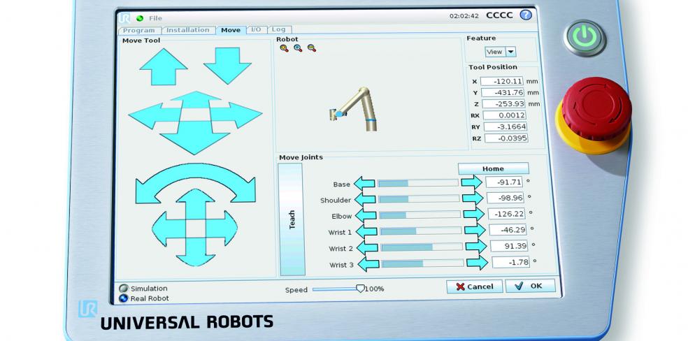 Roboter einfache Bedienoberflche